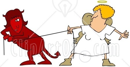 [25829-Clipart-Illustration-Of-A-Red-Evil-Devil-Woman-In-A-Fight-Of-Tug-Of-War-With-A-Good-Angel-Woman[10].jpg]