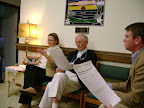 Mitzi George, Bill Luff, and Alex Dibbley at the 2009 Annual Meeting