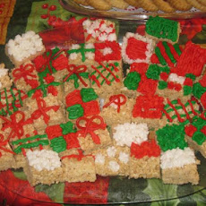 Holiday Presents Rice Crispy Treats