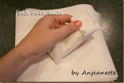 fold ends over