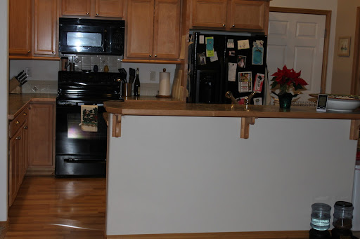 Kitchen (no, it's not crooked, I'm just not a great photographer)