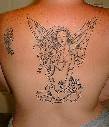 Elves back tattoo