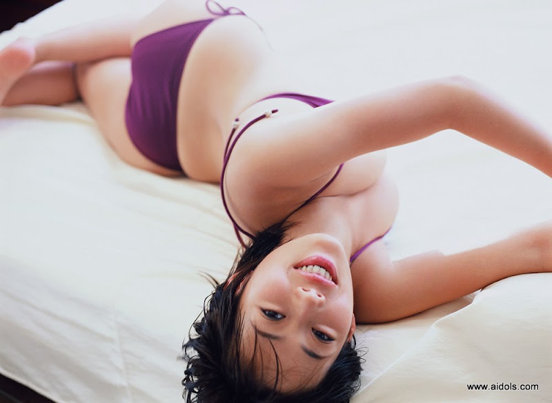 Beautiful teen asian bikini girl Waka Inoue