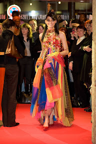 D&eacute;fil&eacute; de robe du cr&eacute;ateur Nicolas Fafiote pour l'ouverture du festival "D'un monde &agrave; l'autre"....