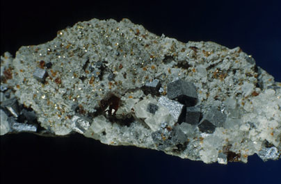 Esfalerita-Sphalerite, Galena, Fluorita-Fluorite