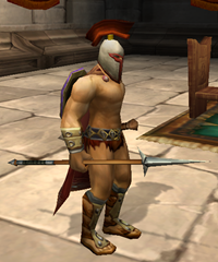 Spartan with spear