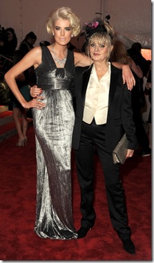 Agyness Deyn and Twiggy