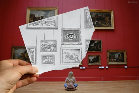 Awesome Combination of Camera and Pencil - Ben Heine