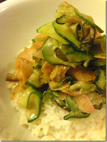 quick savory veggie rice - photo by kitchn dahling - all rights reserved