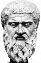 Bust of the great Greek philosopher, Plato.