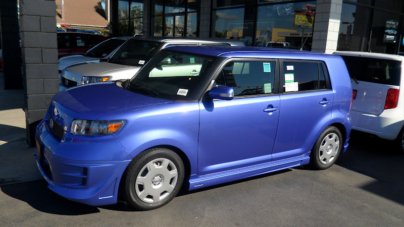 The Scion xB special edition is one of the only purple-hue vehicles on the market today!