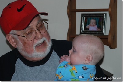 Mike and Grandpa Lee