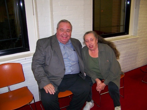 Dennis with Fay Vale