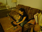 Kendra gaming on her birthday