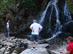 Kendra, Chris and Cindy at the Kings Canyon Waterfall