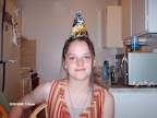 Kendra in a hat
