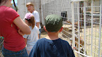 Donovan, Kendra, Ciarra and Grandma in the goat shoot