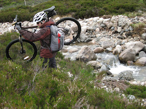 the biggest stream we had to cross.