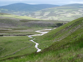we had been following the river for a few hours and here we start heading up into the hills.