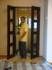 Doors installed..