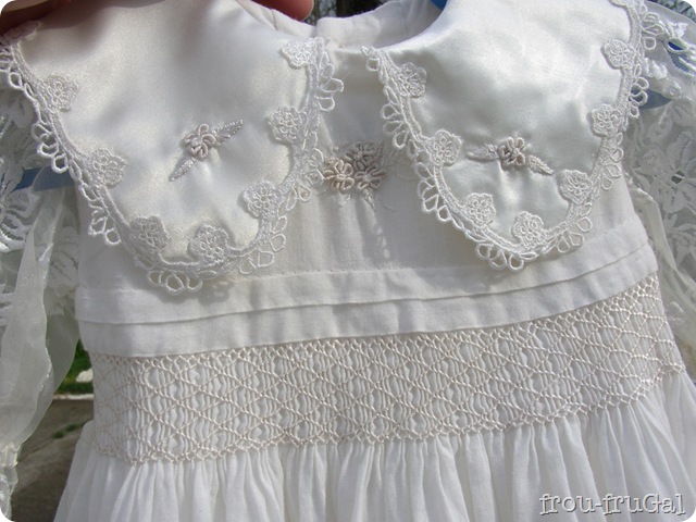 Brazilian Embroidery Blessing Gown Yoke Brazilian Embroidery Blessing Gown Yoke