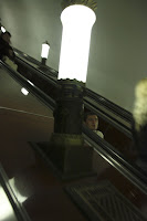 subway with interesting art Deco designs built by slave labor in Stalin's time