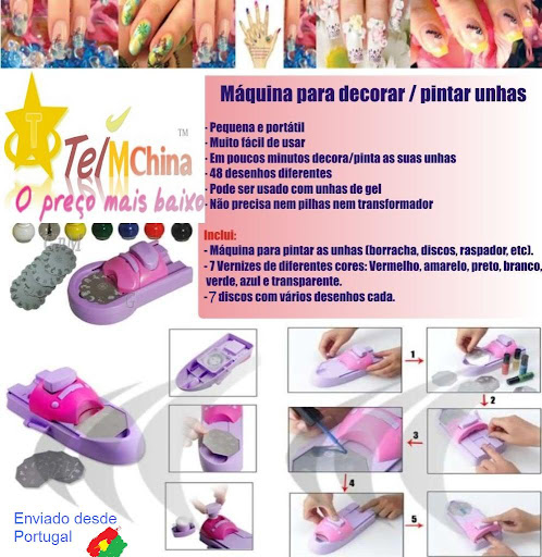 Maquina decoradora de unhas Maquina decoradora de unhas
