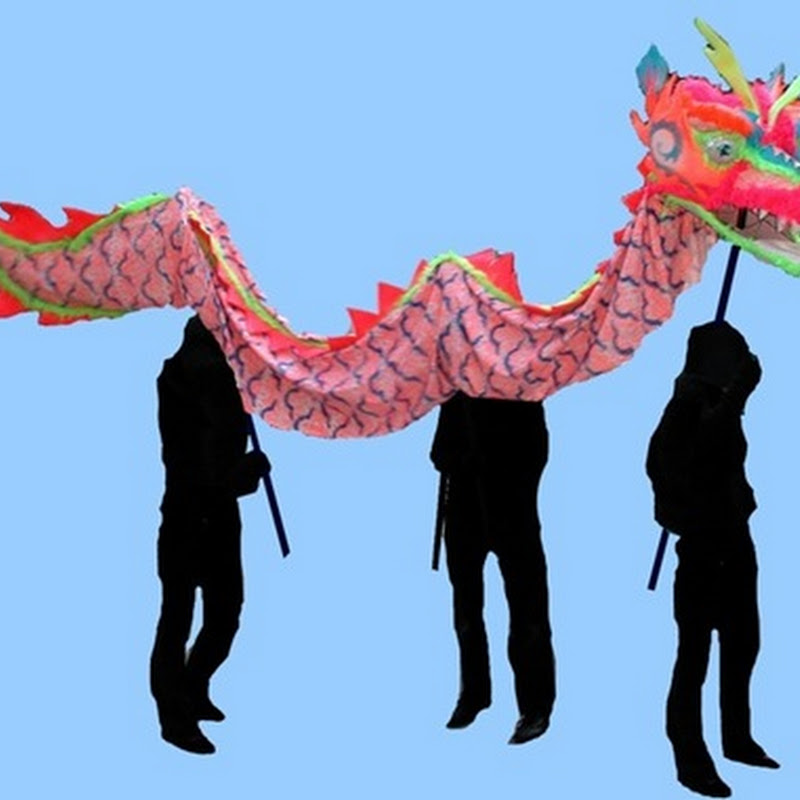 Disfraz de dragón chino para grupos