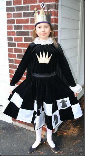 Todo Halloween: disfraz casero de Reina de ajedrez