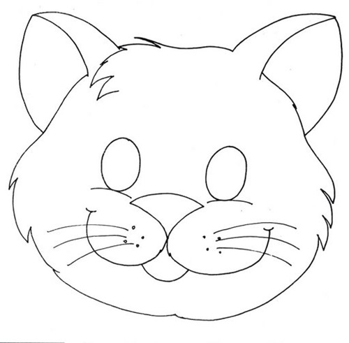 Máscaras para imprimir y colorear de animales - Disfraz casero Máscaras para imprimir y colorear de animales - Disfraz casero