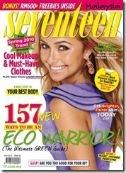Hayden Panettiere Seventeen Magazine Cover Malaysia
