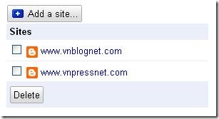 add a site add a site