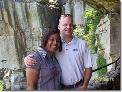 Brian and Kela at Rock City