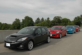 Mazdaspeed 3 Blue Performance Pictures