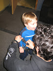 Devin is happy about the harness.