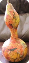 gourd tall front with bird.pumpkin1