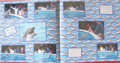 1986 Florida Sea World sm dolphin double page