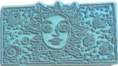 sun rubber stamp back