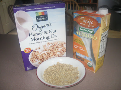 Cereal with almond milk