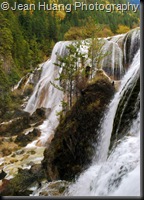 Pearl Shoal Falls, Jiuzhaigou, Sichuan, China Pearl Shoal Falls, Jiuzhaigou, Sichuan, China
