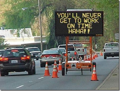 Late for work