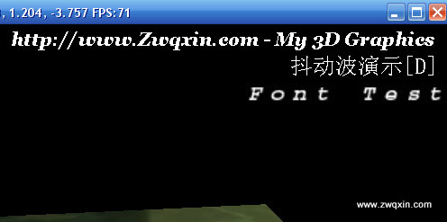 www.zwqxin.com 在Opengl上设置字体 显示文字