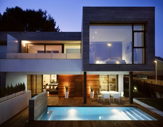 6 Casas Adosadas Con Fachada Minimalista