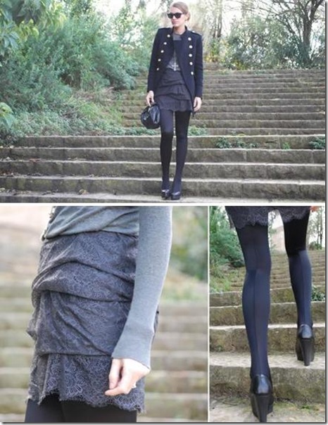 saia renda blazer meia grossa saia renda blazer meia grossa