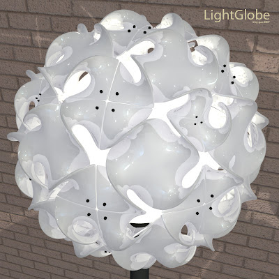 LightGlobe 006A - Generative Modeling with SmartDuplicate (ticket01.com)