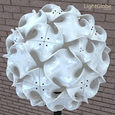 LightGlobe 006A - Generative Modeling with SmartDuplicate (ticket01.com)