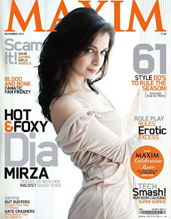 Dia Mirza Hot Maxim Photoshoot