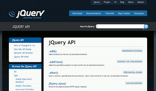 jQuery API
