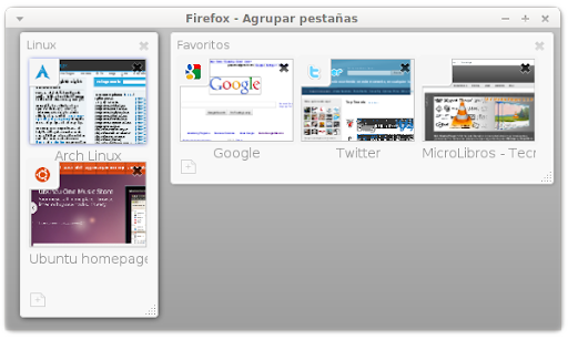 Agrupar Pestañas en Firefox 4 Beta 4