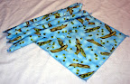 Set of 5 Sugar Snap Peas Cloth Napkins